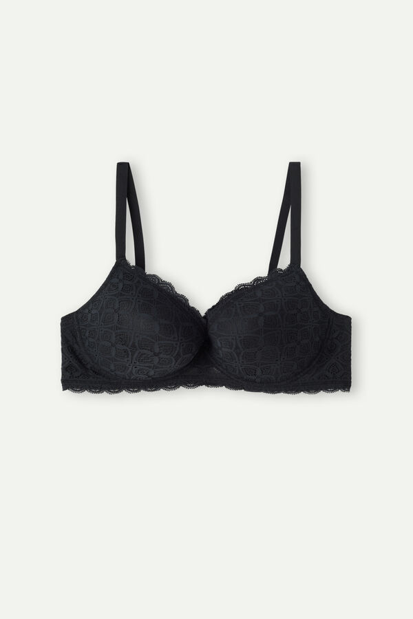 Intimssimi Irina Balconette Bra in Pitsi Mustat | GUSUC73453