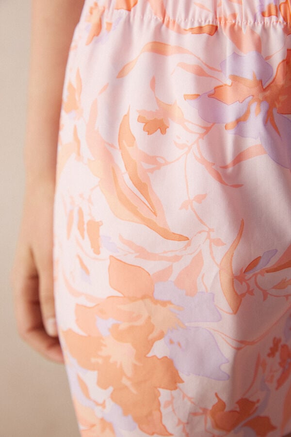 Intimssimi Iris and Apricot Cloth Shorts Print | QUSWA41508