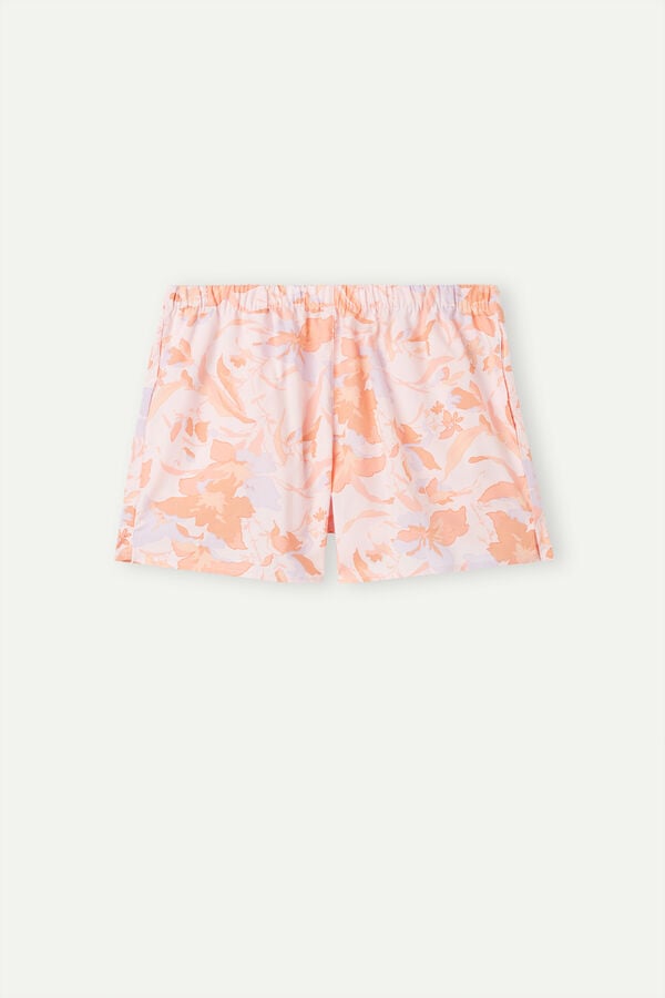 Intimssimi Iris and Apricot Cloth Shorts Print | QUSWA41508