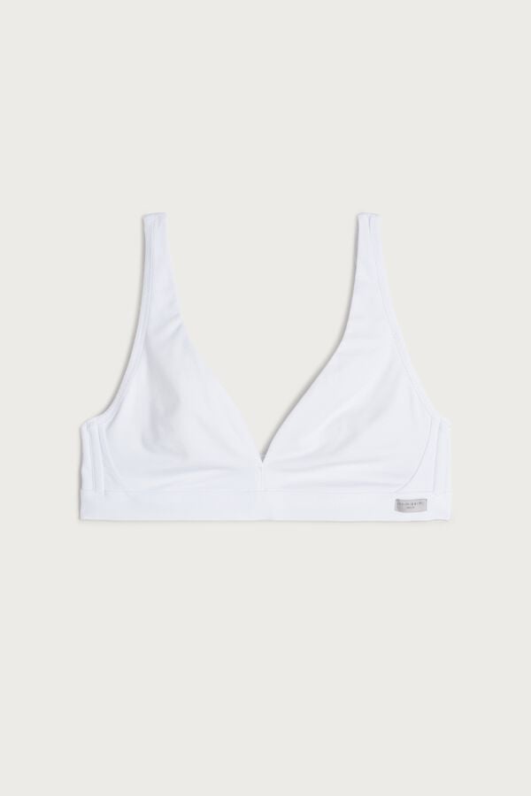 Intimssimi Lara Puuvilla Triangle Bra Valkoinen | BUSSD67200