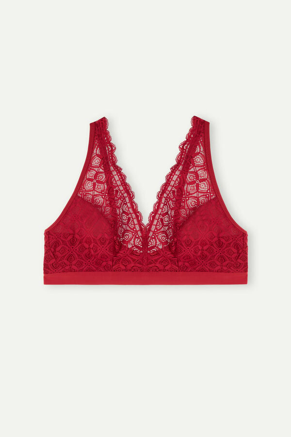 Intimssimi Lara Triangle Bra in Pitsi Punainen | USXBR45751