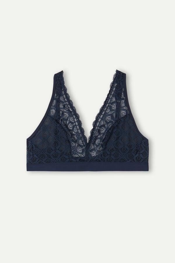 Intimssimi Lara Triangle Bra in Pitsi Sininen | YUSVQ20853