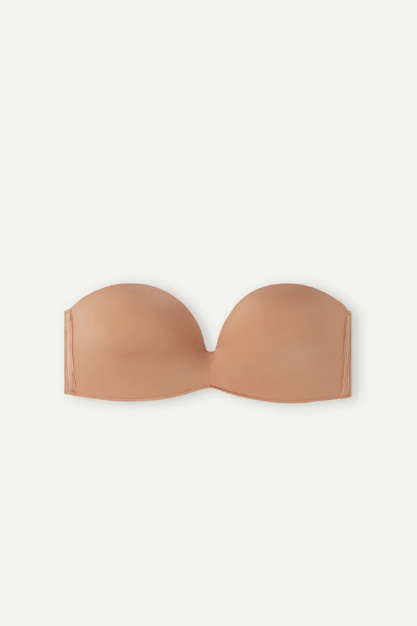 Intimssimi Laura Bandeau Bra in Ultralight Microfiber Natural | YUSVQ45087