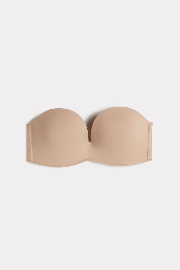 Intimssimi Laura Microfiber Bandeau Bra Natural | USQCS91200