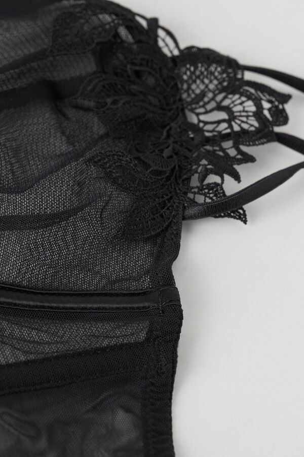 Intimssimi Layers of Lust Balconette Bra Mustat | ZUSNQ79700