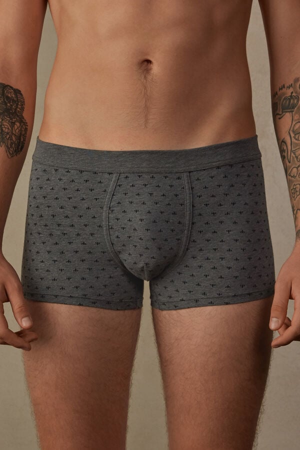 Intimssimi Lily Boxers in Stretch Supima® Puuvilla Harmaat | FUSHY93596