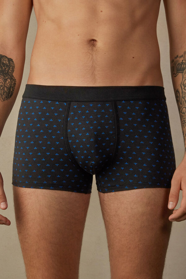 Intimssimi Lily Boxers in Stretch Supima® Puuvilla Mustat | USJZR84993