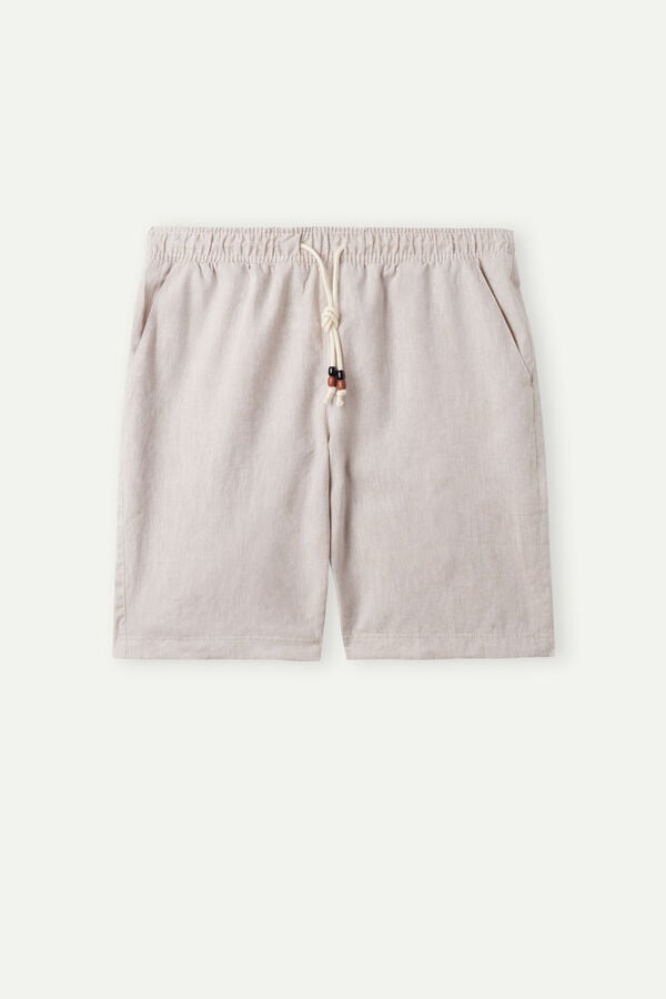 Intimssimi Linen and Puuvilla Shorts Natural | EUSHC97110