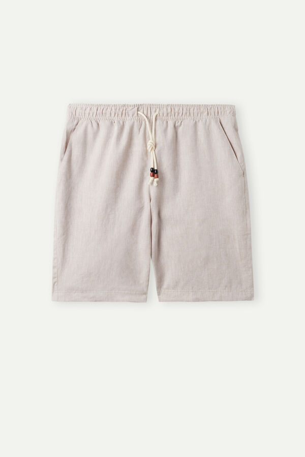 Intimssimi Linen and Puuvilla Shorts Natural | USEAH43334