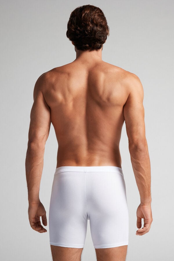 Intimssimi Long Boxers in Stretch Supima® Puuvilla Valkoinen | USEAH49844