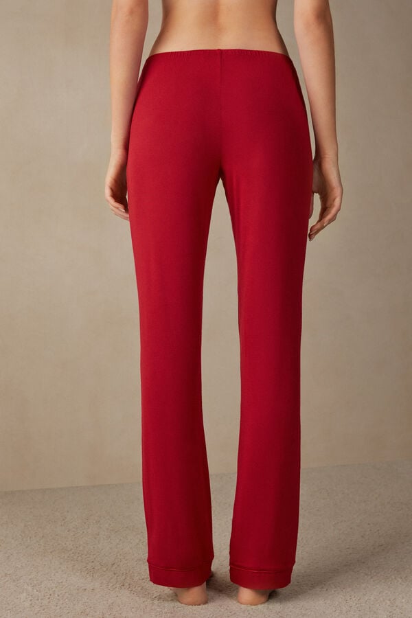 Intimssimi Long Micromodal Trousers Punainen | UUSTG13265