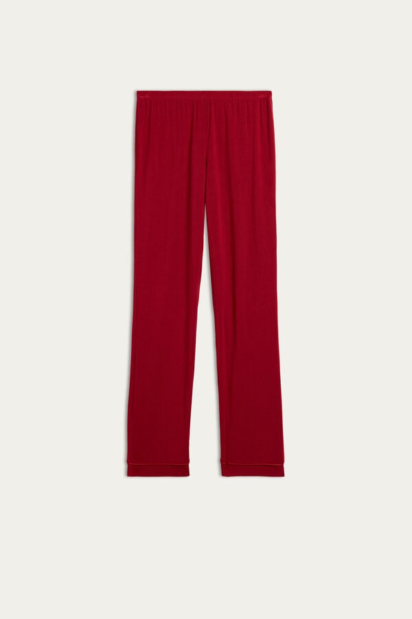 Intimssimi Long Micromodal Trousers Punainen | UUSTG13265