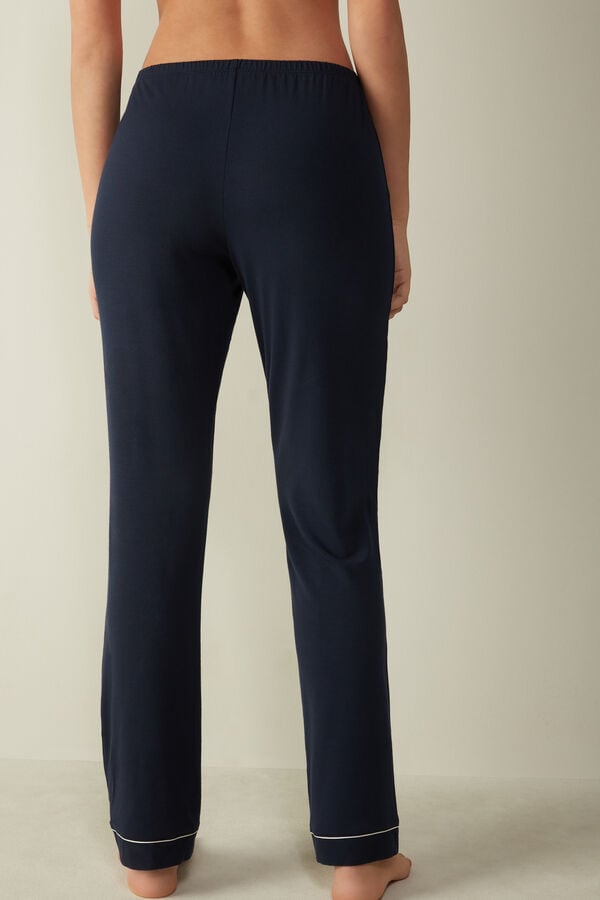 Intimssimi Long Micromodal Trousers Sininen | MUSHR85818