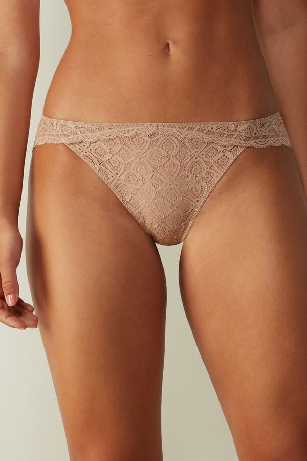 Intimssimi Low Rise Pitsi Panties Natural | USCIF29026