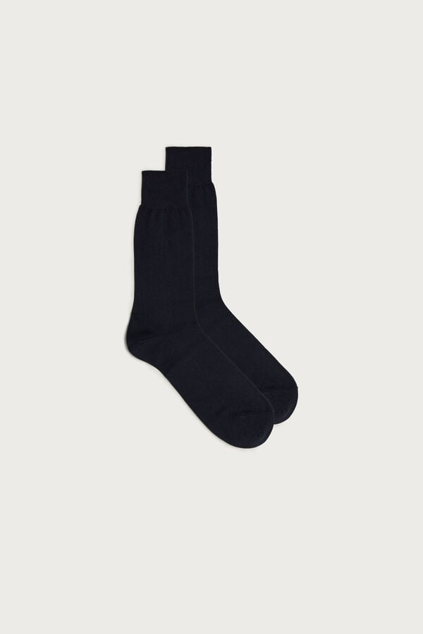 Intimssimi Lyhyt Chashmere-Silk-Puuvilla Socks Sininen | USDYB38309