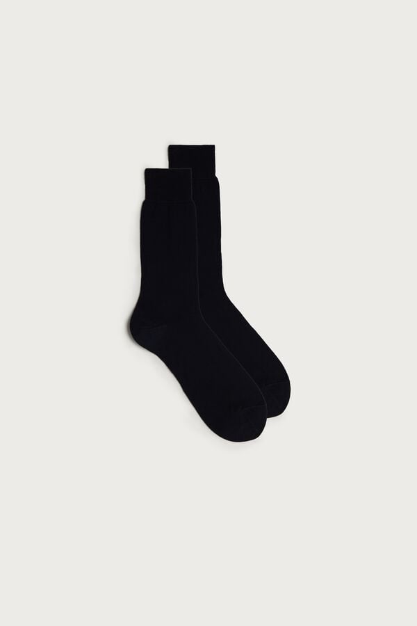 Intimssimi Lyhyt Sateen Egyptian Puuvilla Socks Sininen | MUSHR86385