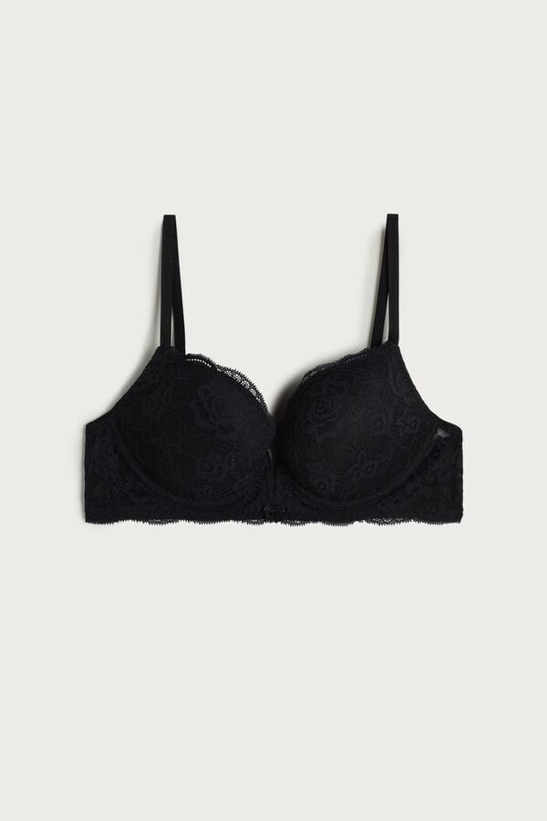 Intimssimi Mia Pitsi Super Push-Up Bra Mustat | BUSSO28864