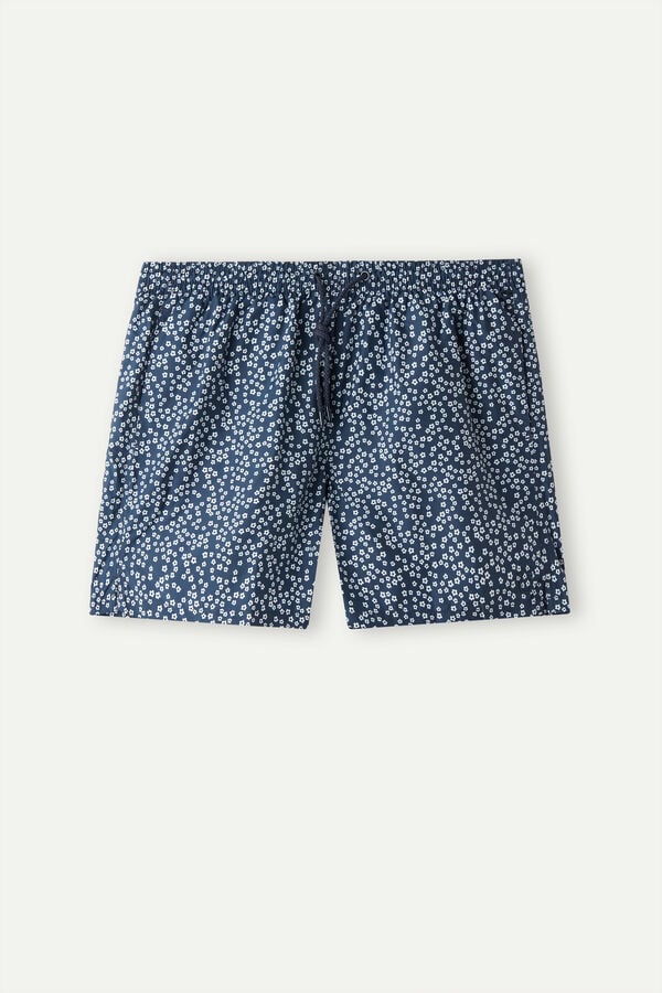 Intimssimi Micro Flower Print Swim Trunks Sininen | USZPD82861