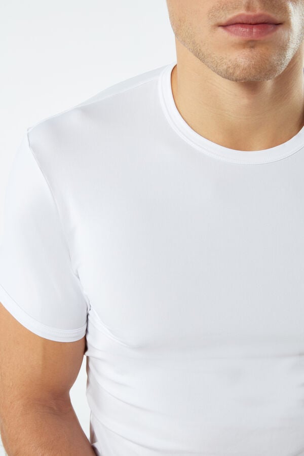 Intimssimi Microfiber T-shirt Valkoinen | USDFL44891