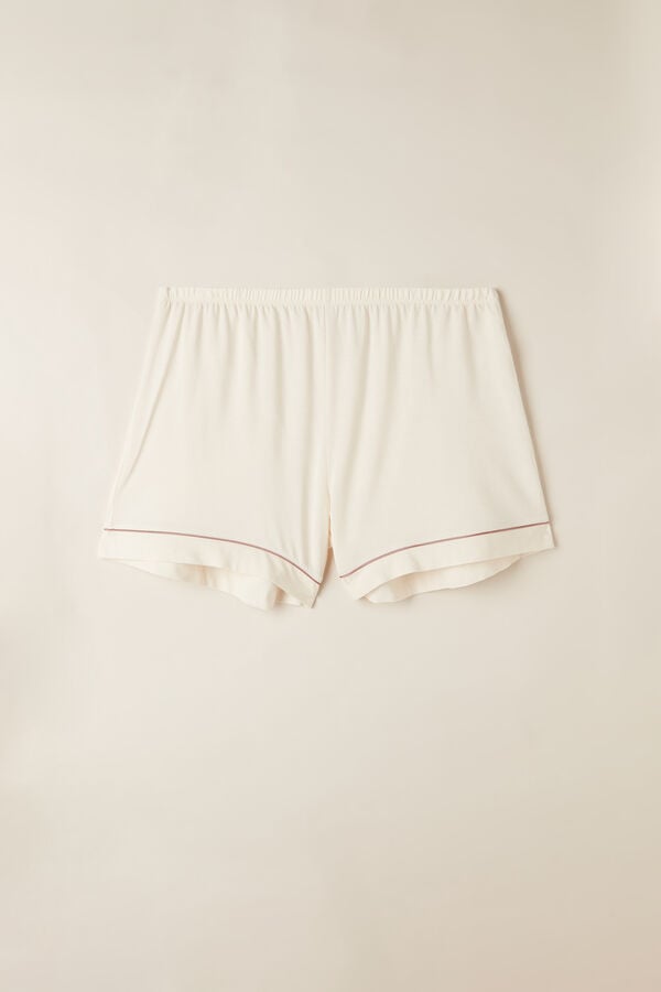 Intimssimi Modal Shorts with Contrast Trim Natural | USICD42296