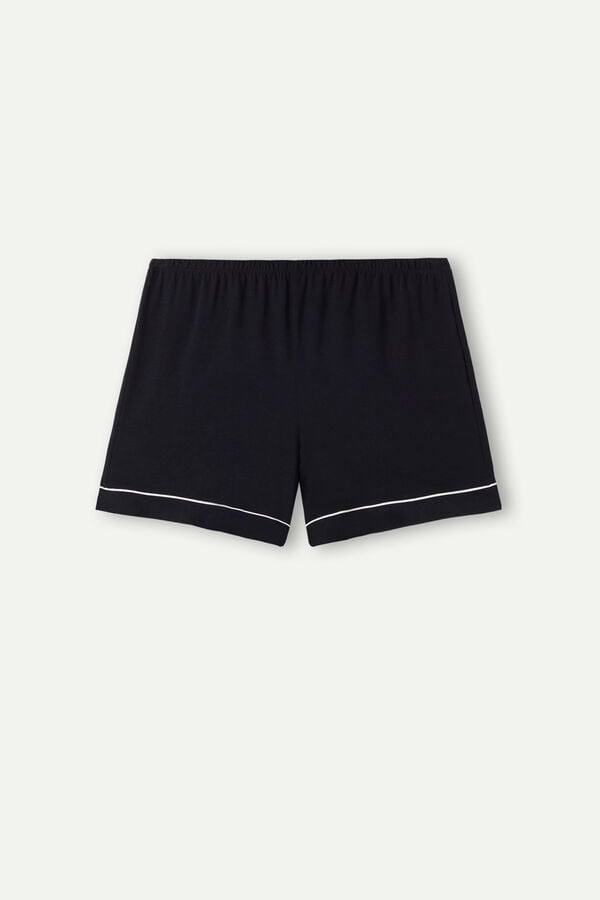 Intimssimi Modal Shorts with Contrast Trim Mustat | USQCS29091