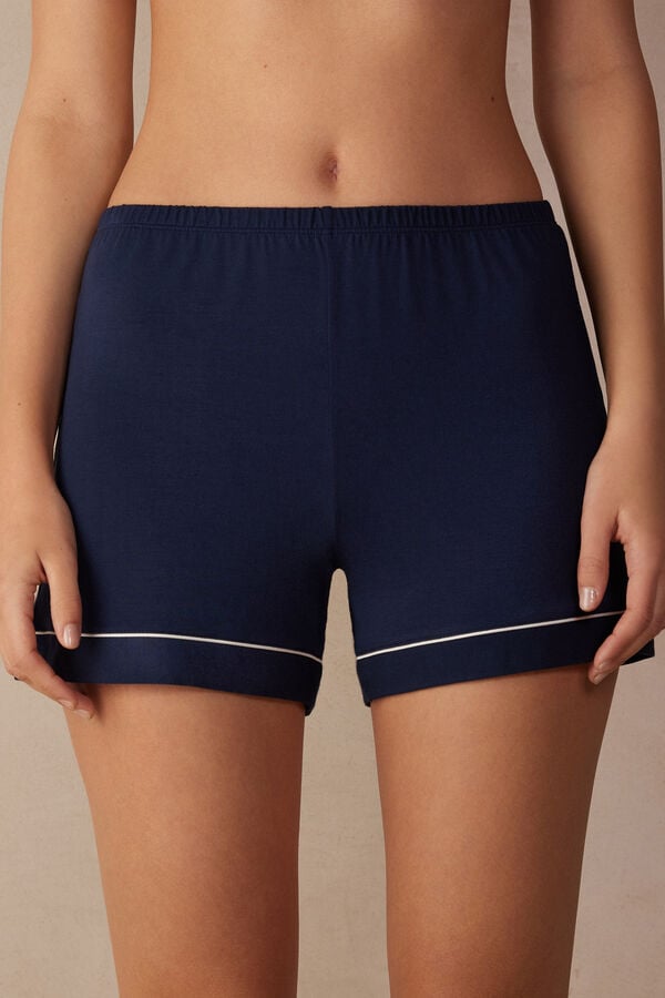 Intimssimi Modal Shorts with Contrast Trim Sininen | USXBR68190