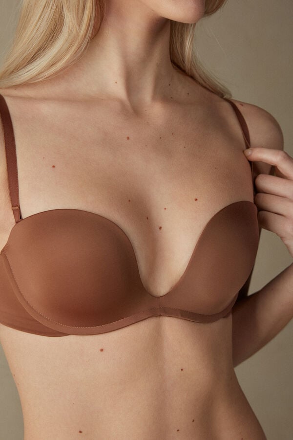 Intimssimi Monica Bandeau Bra in Ultralight Microfiber Natural | SUSVO76136