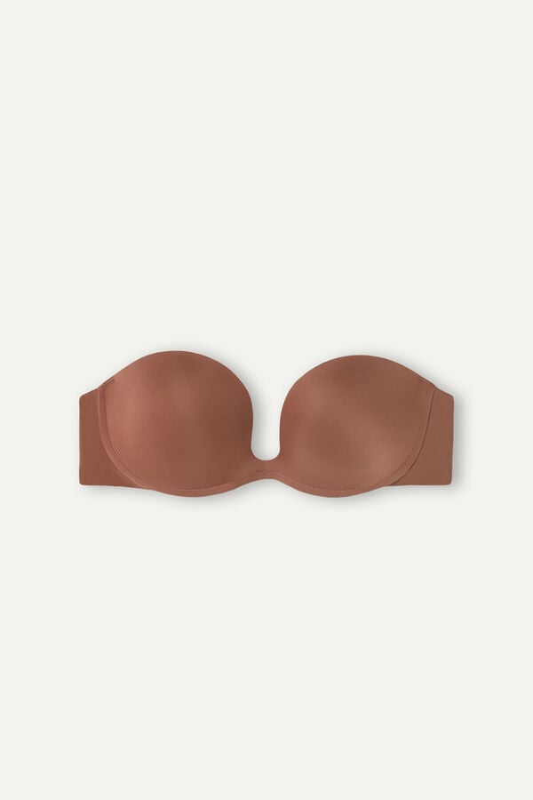 Intimssimi Monica Bandeau Bra in Ultralight Microfiber Natural | SUSVO76136