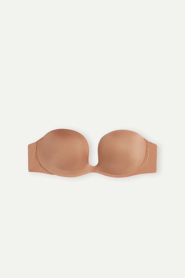 Intimssimi Monica Bandeau Bra in Ultralight Microfiber Natural | UUSND15206