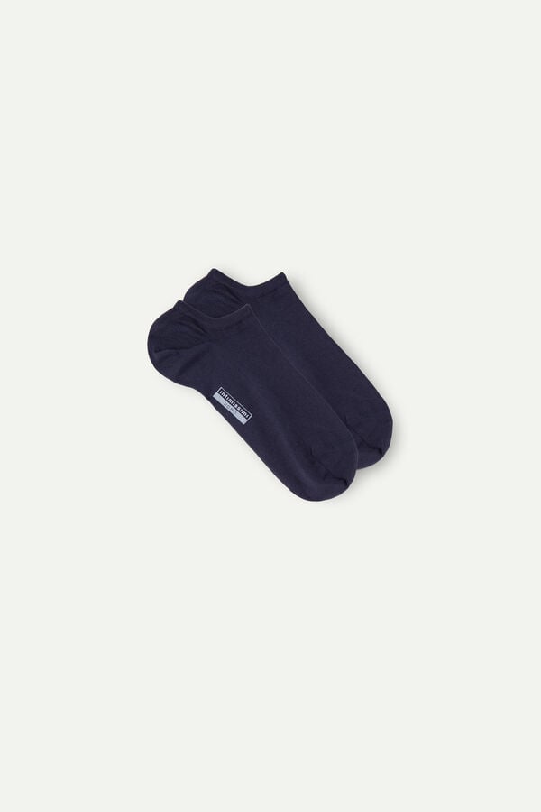 Intimssimi No-show Socks in Supima® Puuvilla Sininen | YUSVQ22156