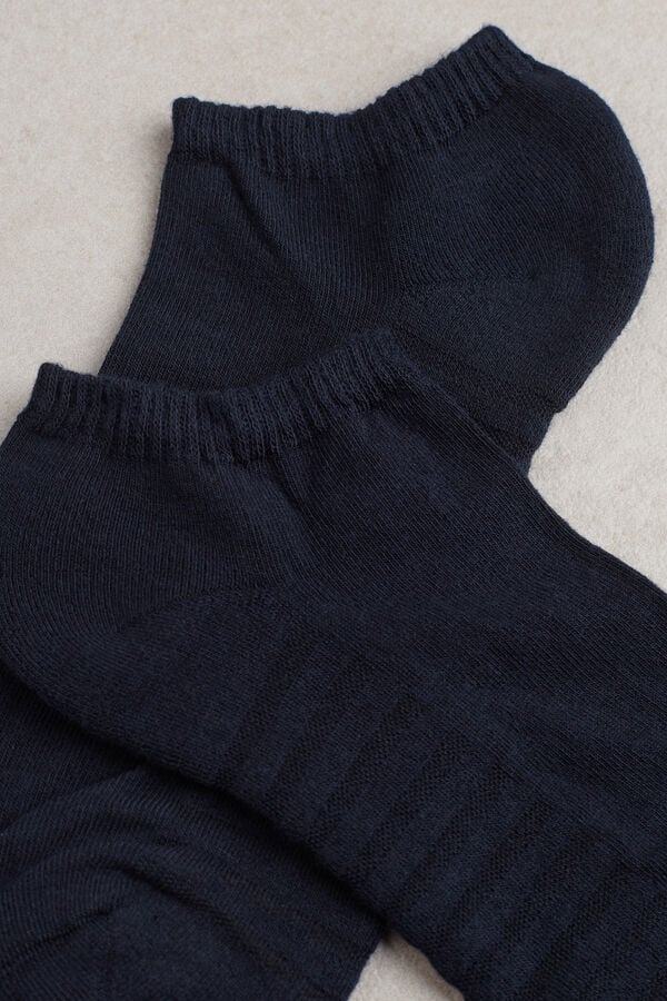 Intimssimi No-show Socks in Terrycloth Sininen | BUSSO32327