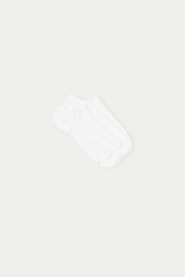 Intimssimi No-show Socks in Terrycloth Valkoinen | USZDE17263