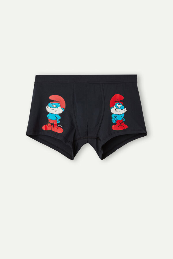 Intimssimi Papa Smurf Boxers in Stretch Supima® Puuvilla Sininen | USJBT29968