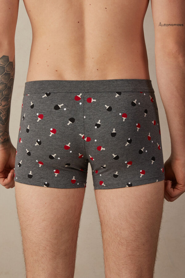 Intimssimi Ping Pong Boxers in Stretch Supima® Puuvilla Harmaat | PUSQX67003