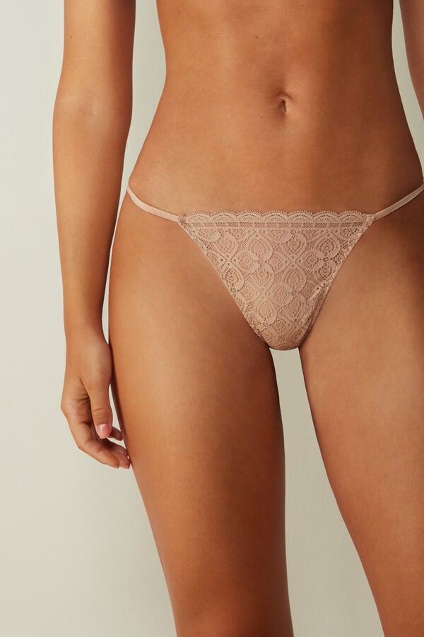 Intimssimi Pitsi String Ranne Natural | DUSVO62949