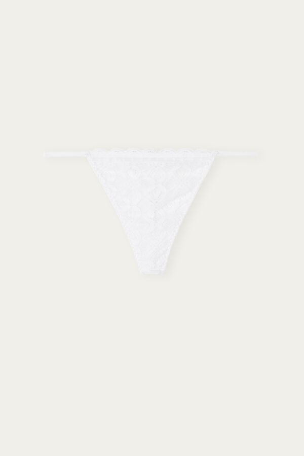 Intimssimi Pitsi String Ranne Valkoinen | TUSPQ84849