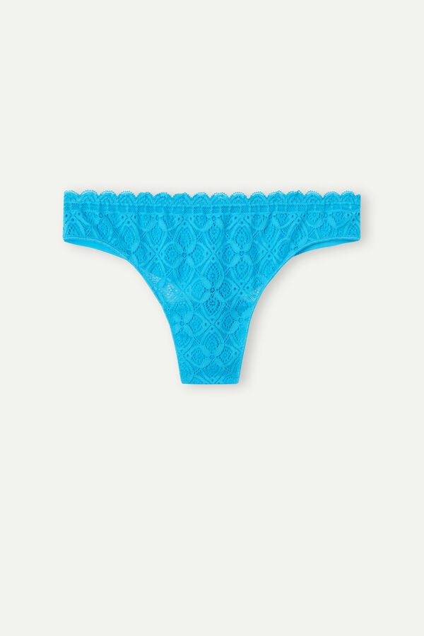 Intimssimi Pitsi and Microfiber Brazilian Sininen | PUSQX27283