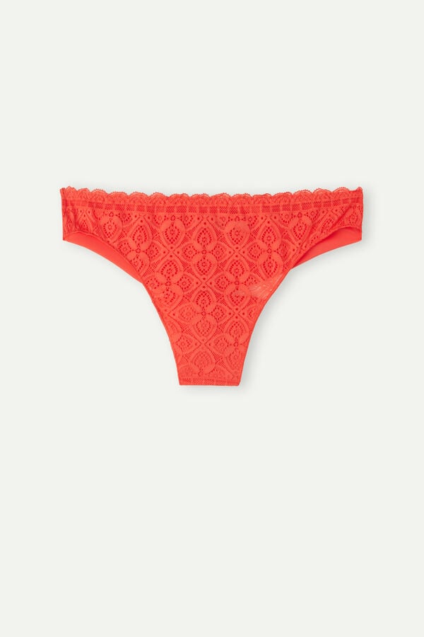 Intimssimi Pitsi and Microfiber Brazilian Oranssi | UUSND13326