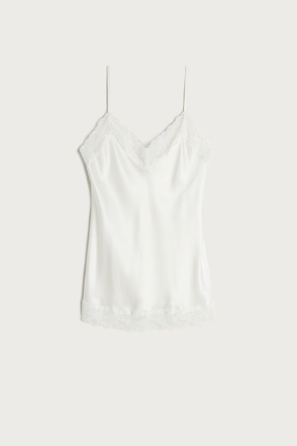 Intimssimi Pitsi and Silk Top Ivory | FUSUI22952