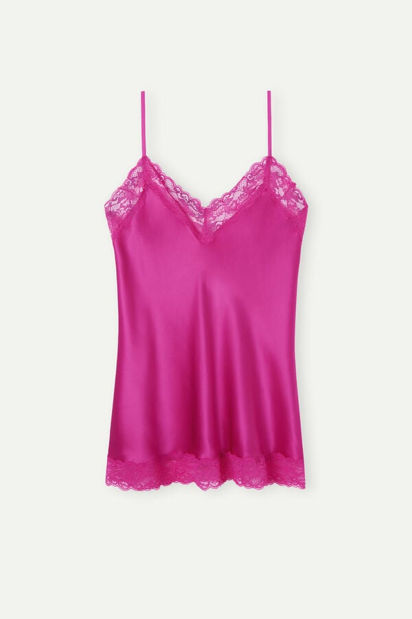 Intimssimi Pitsi and Silk Top Pinkki | USIIZ95903