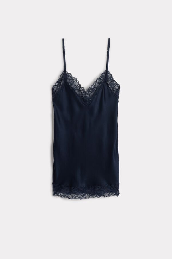 Intimssimi Pitsi and Silk Top Sininen | FUSUI39238