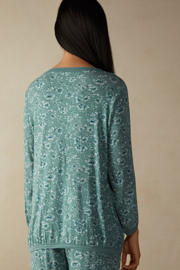 Intimssimi Prairie Bouquet Long Sleeve Top Vihreä | USZPD34342