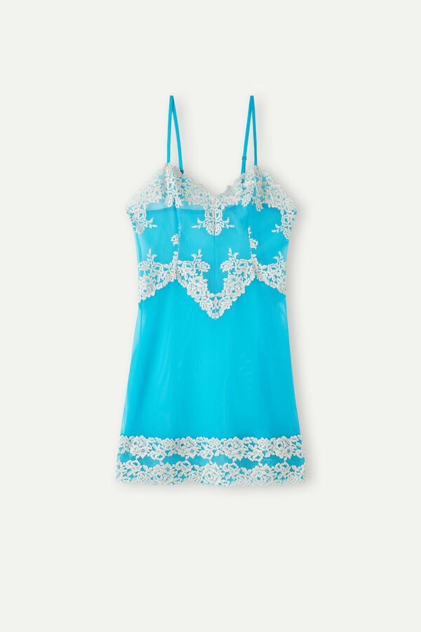 Intimssimi Pretty Flowers Babydoll Sininen | USEAH15525