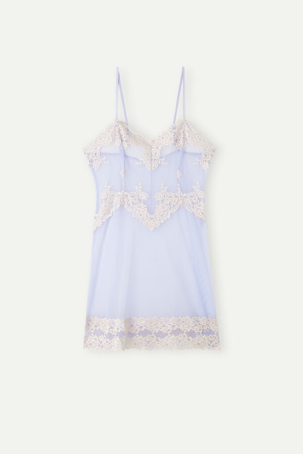 Intimssimi Pretty Flowers Babydoll Violet | QUSUV99178