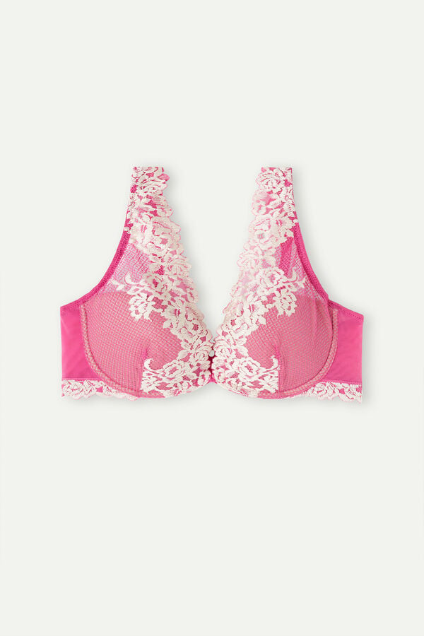 Intimssimi Pretty Flowers Elena Balconette Bra Pinkki | FUSHY27429