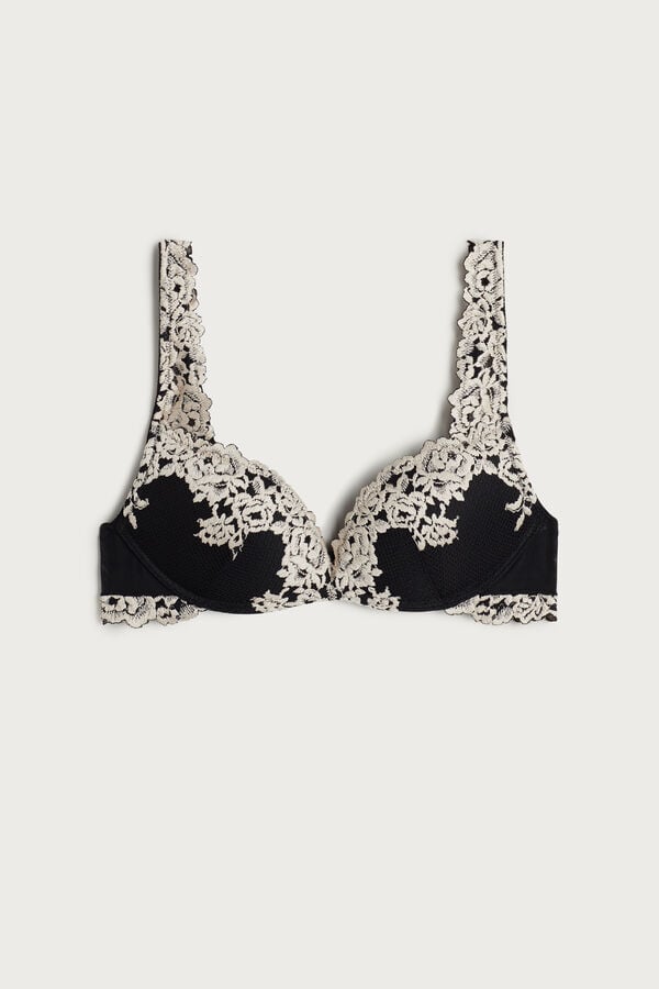 Intimssimi Pretty Flowers Gioia Super Push-up Bra Monivärinen | USQAV30275