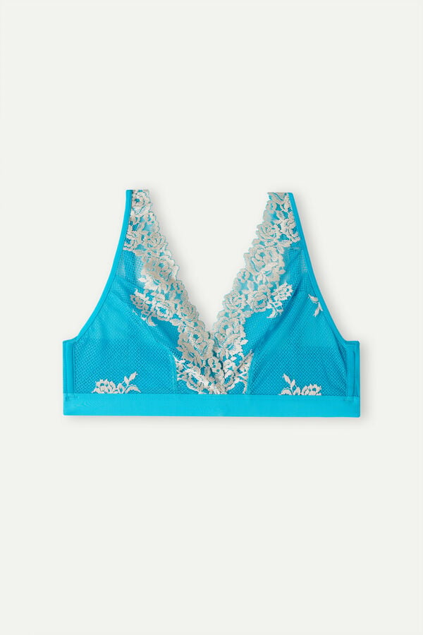 Intimssimi Pretty Flowers Lara Triangle Bra Sininen | USCVG73006