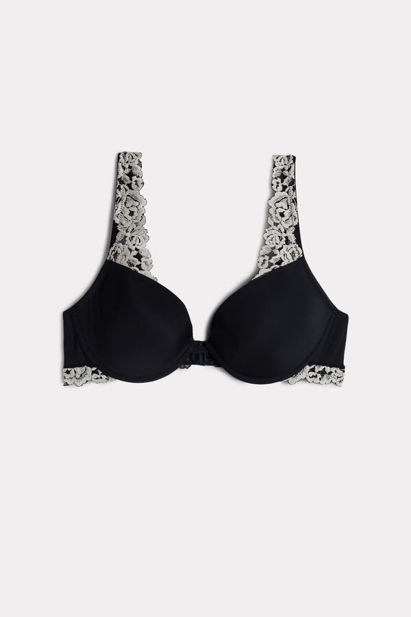 Intimssimi Pretty Flowers Microfiber Bellissima Push-up Bra Monivärinen | YUSGT41107