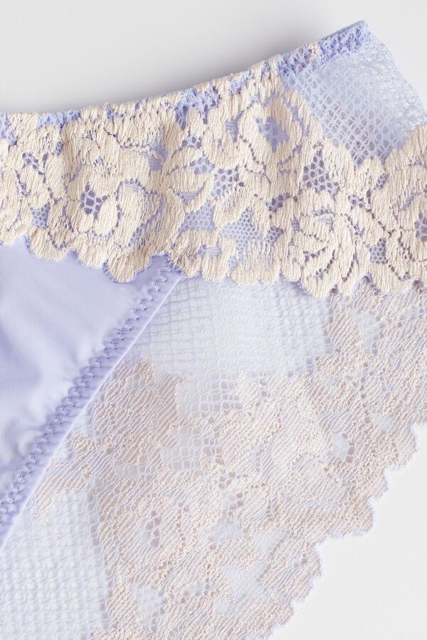 Intimssimi Pretty Flowers Panties Violet | EUSHC38926