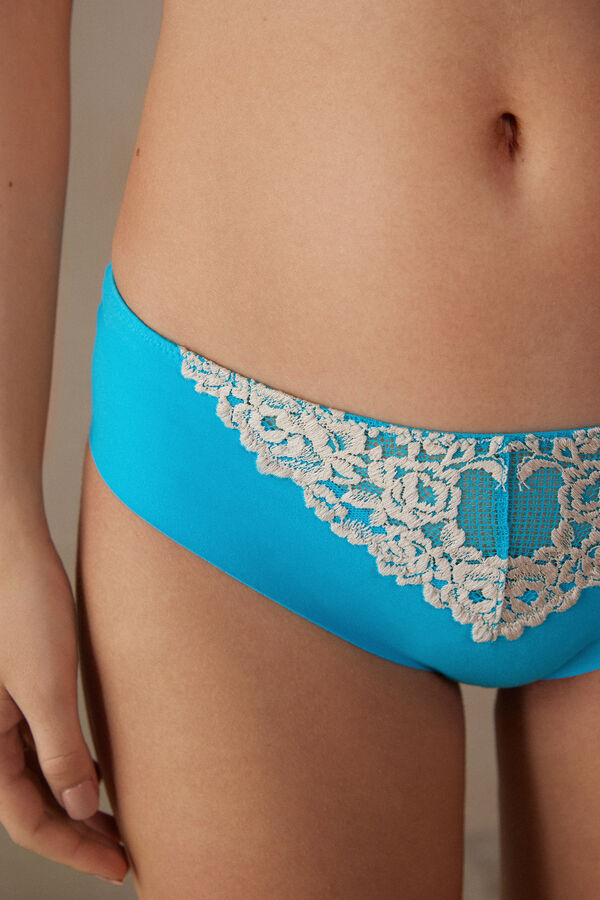 Intimssimi Pretty Flowers Seamless Puuvilla Panties Sininen | USNZX79247